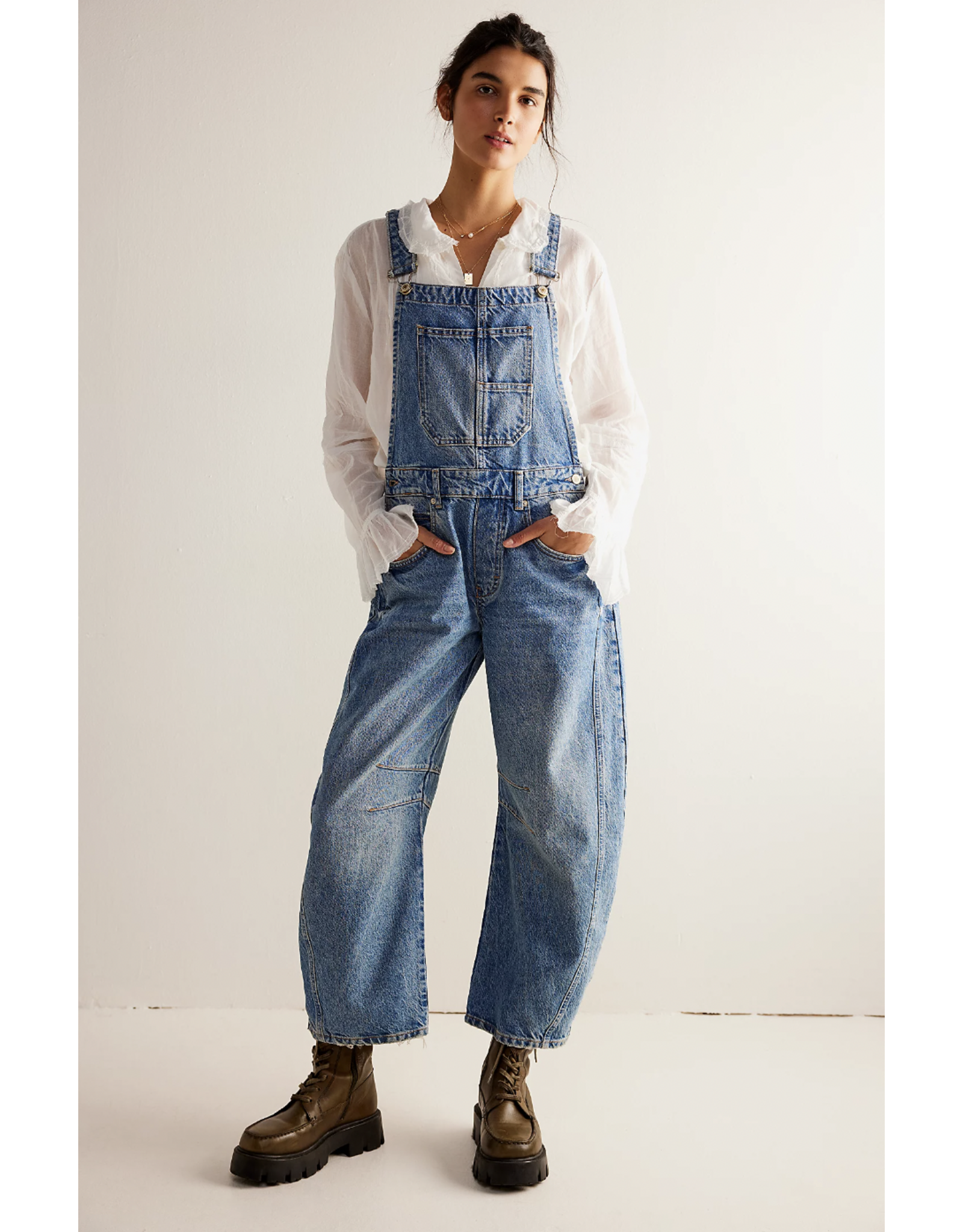 Free people Free People - Good Luck Overall (Ultra Light Beam)