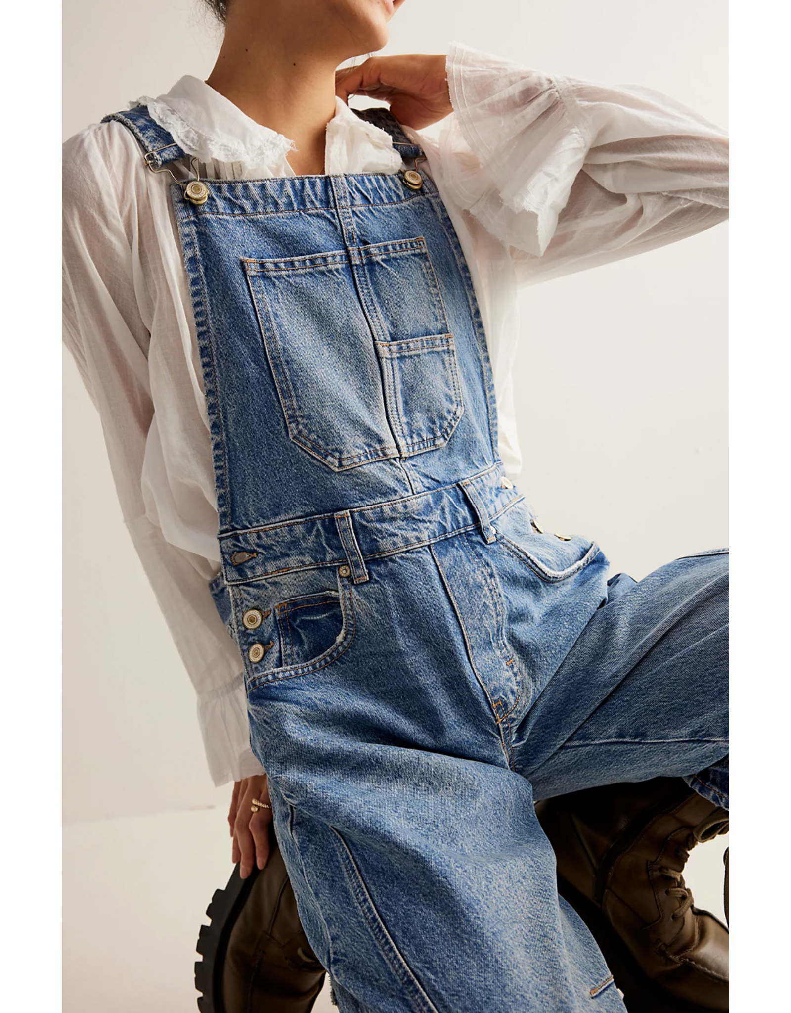 Free people Free People - Good Luck Overall (Ultra Light Beam)