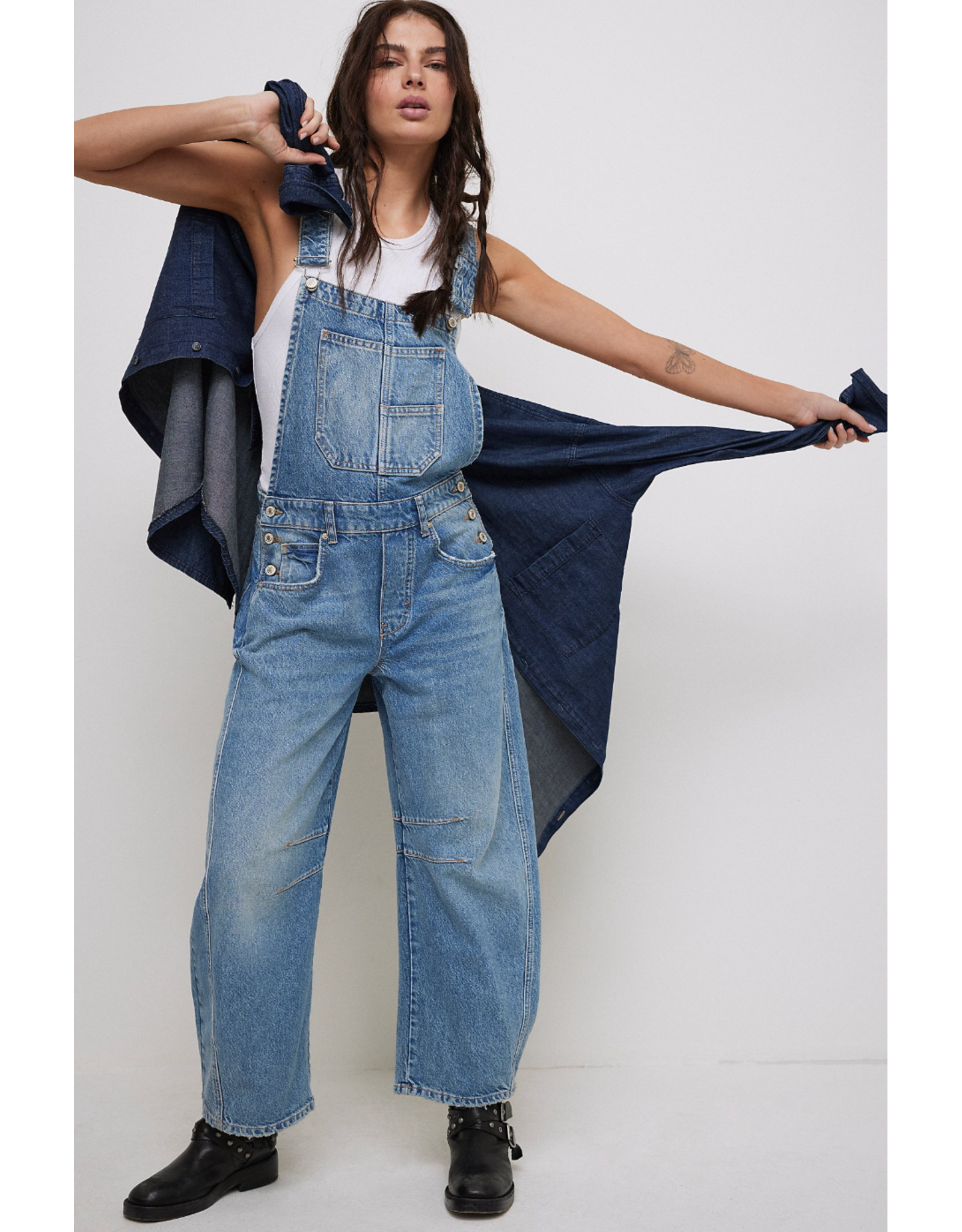 Free people Free People - Good Luck Overall (Ultra Light Beam)