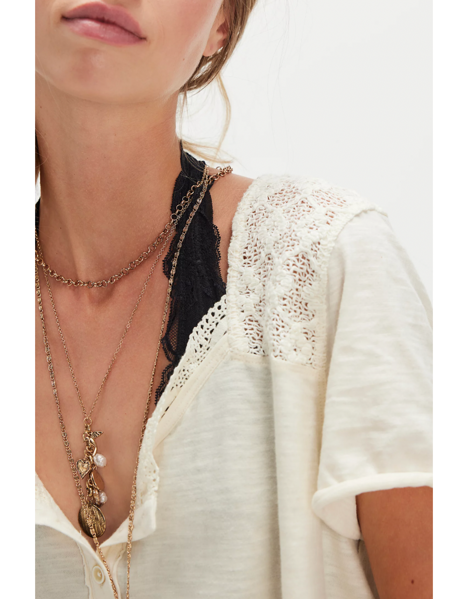 Free people Free People -  Heirloom Henley (Tea)