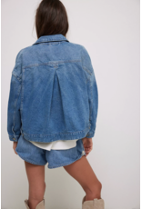 Free people Free People - Opal Swing Denim Jacket (Cowboy Romance)
