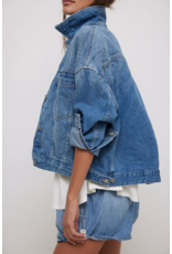 Free people Free People - Opal Swing Denim Jacket (Cowboy Romance)