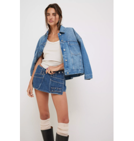 Free people Free People - Opal Swing Denim Jacket (Cowboy Romance)
