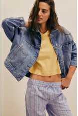Free people Free People - Opal Swing Denim Jacket (Cowboy Romance)
