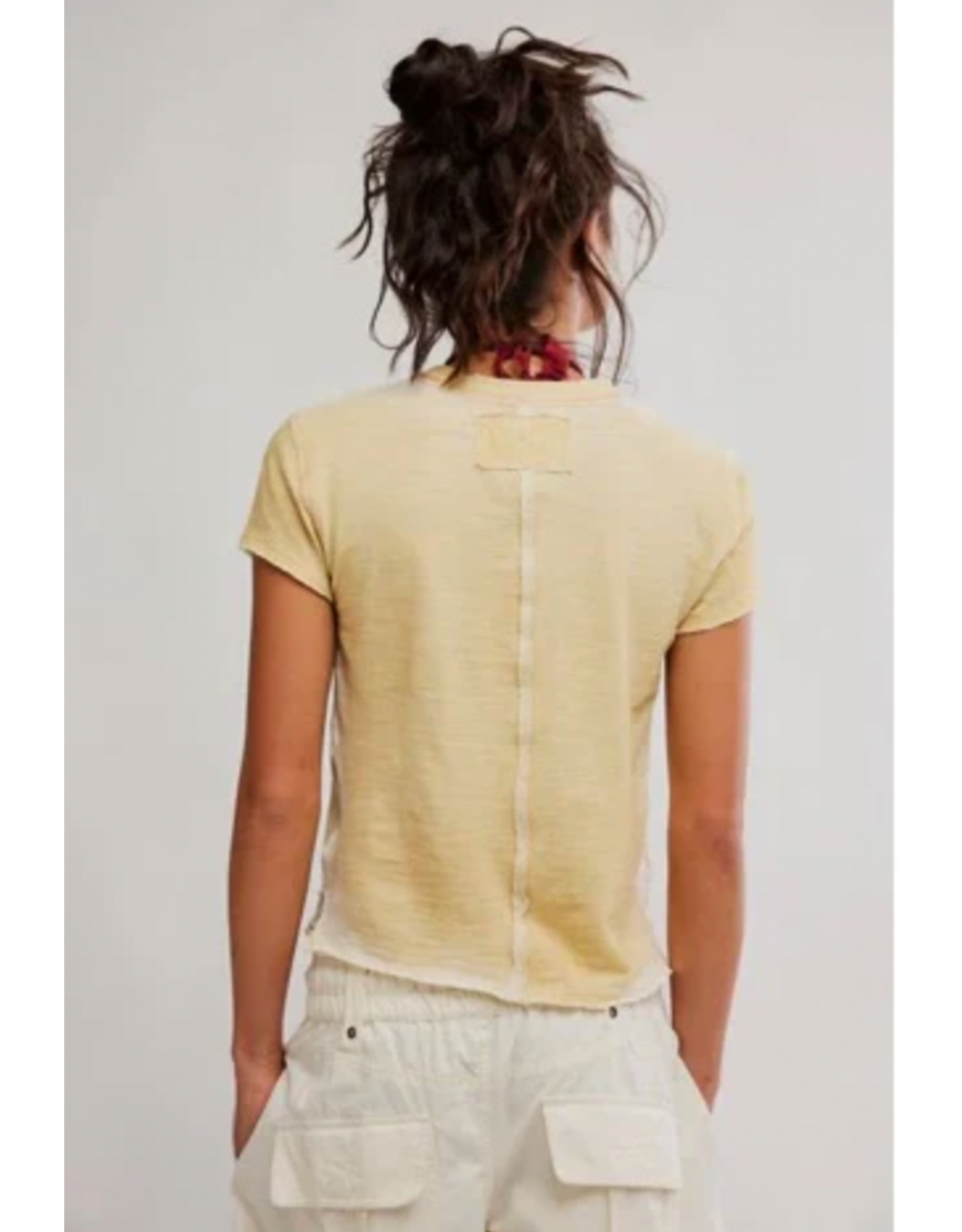 Free people Free People - Wall Flower Nova Tee (Washed Tea)