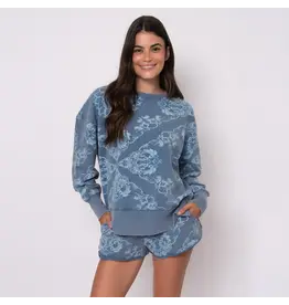 RD Style RD Style - Estelle French Terry Long Sleeve Top (Riviera)