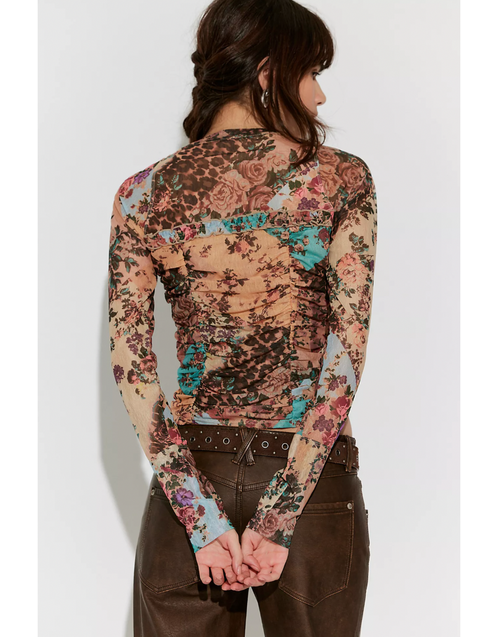 Free people Free People - Ariana Long Sleeve (Taupe Combo)