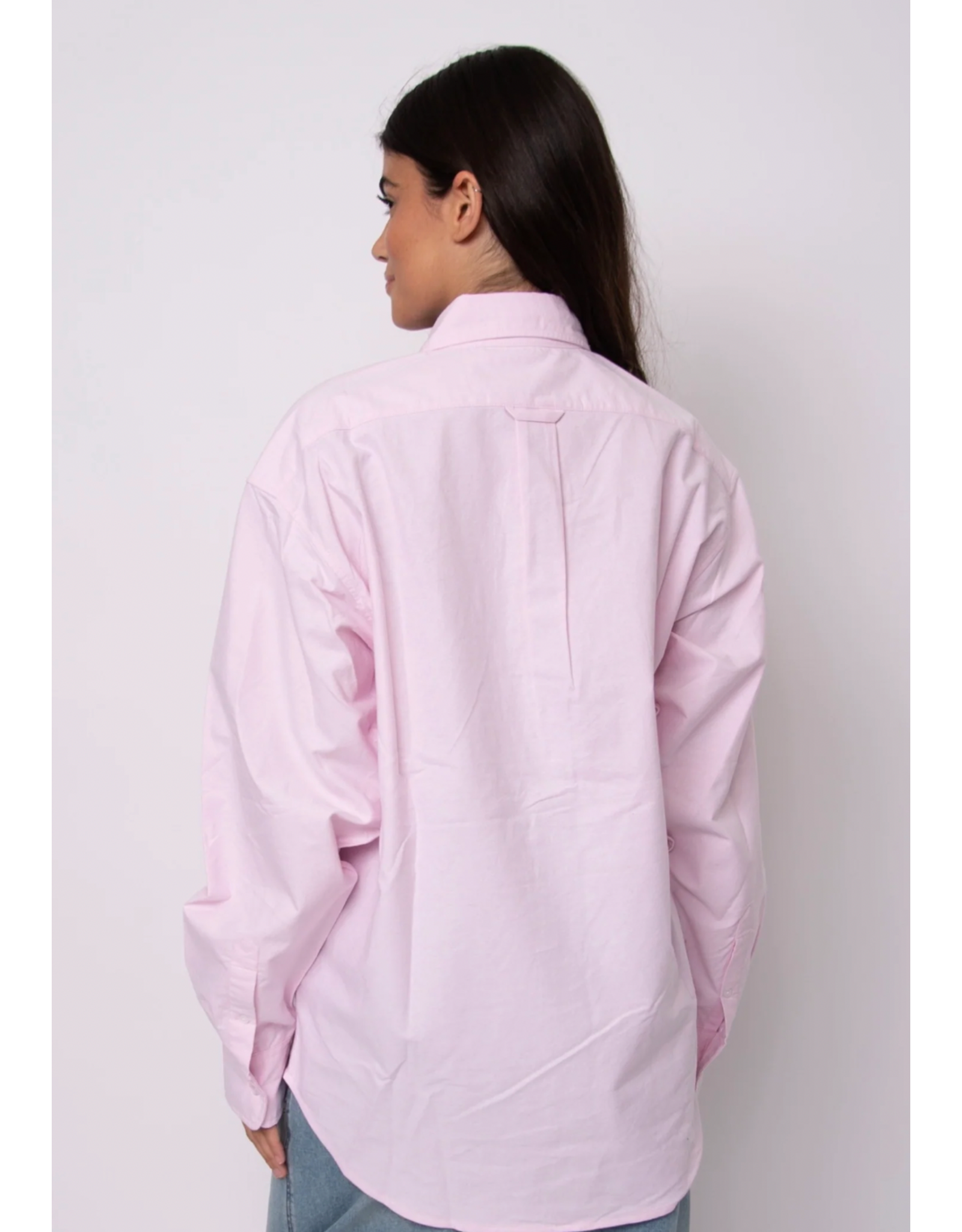 RD Style RD Style - Padme Oxford Long Sleeve Shirt  (Soft Pink)