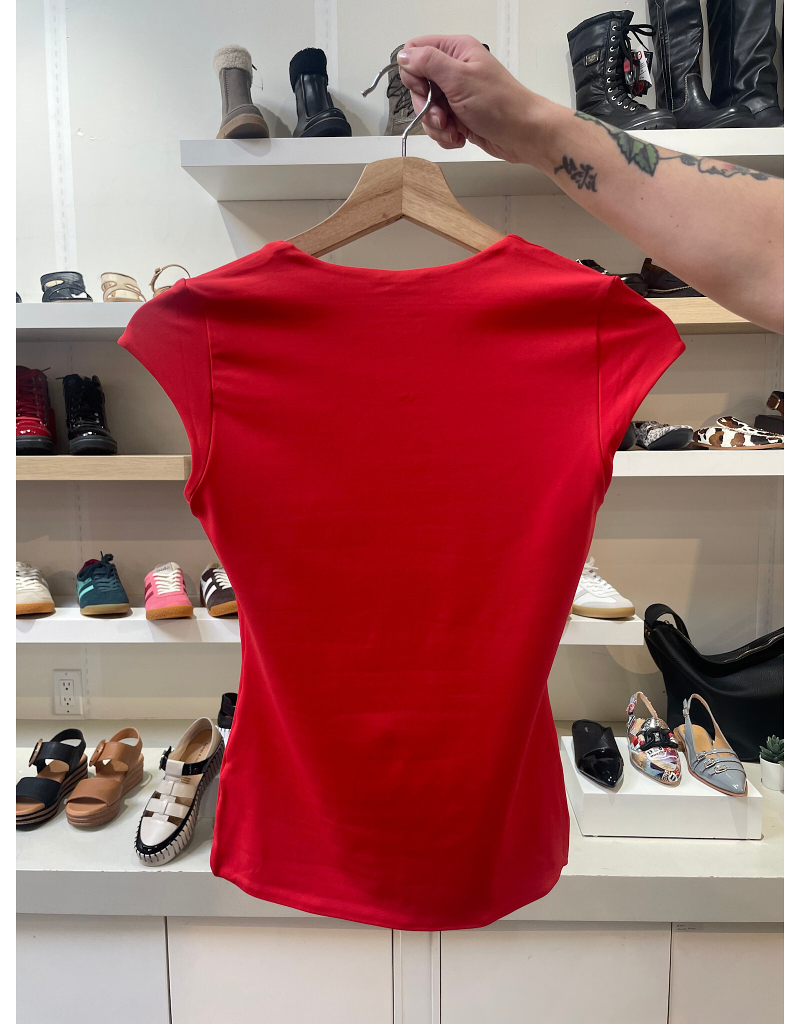 RD Style RD Style - Tiara Second Skin Top (Cherry)