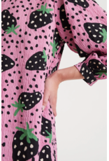 Compania Fantastica Compania Fantastica - Strawberry Print Short Dress