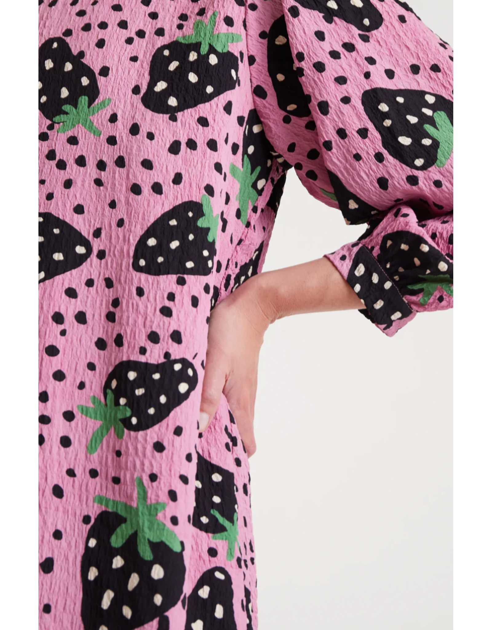 Compania Fantastica Compania Fantastica - Strawberry Print Short Dress