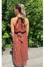 Sadie & Sage Sadie & Sage - Last Dance Tieback Midi Dress (Brown)