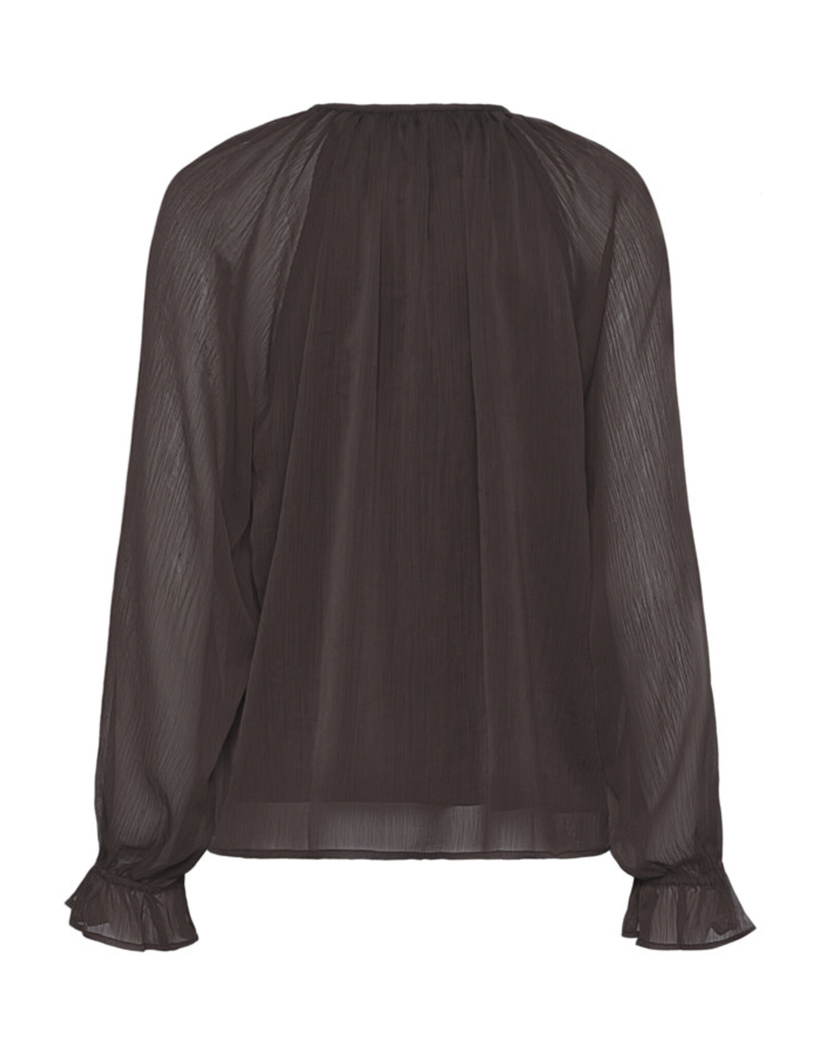 Kaffe Kaffe - Milia Chiffon Blouse (Black Coffee)