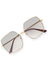 b.young b.young - Viyan Sunglasses (Green - Gold Aviator)