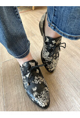 Django and Juliette Django & Juliette - Kotty (Black / Milk Floral Leather)