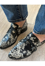 Django and Juliette Django & Juliette - Kotty (Black / Milk Floral Leather)