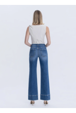 VERVET VERVET- High Rise Trouser Hem Vintage Flare Jeans (Exhilarating)