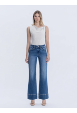 VERVET VERVET- High Rise Trouser Hem Vintage Flare Jeans (Exhilarating)