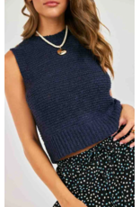 Sadie & Sage Sadie & Sage - Tegan Sweater Vest (Navy)