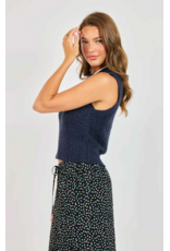 Sadie & Sage Sadie & Sage - Tegan Sweater Vest (Navy)