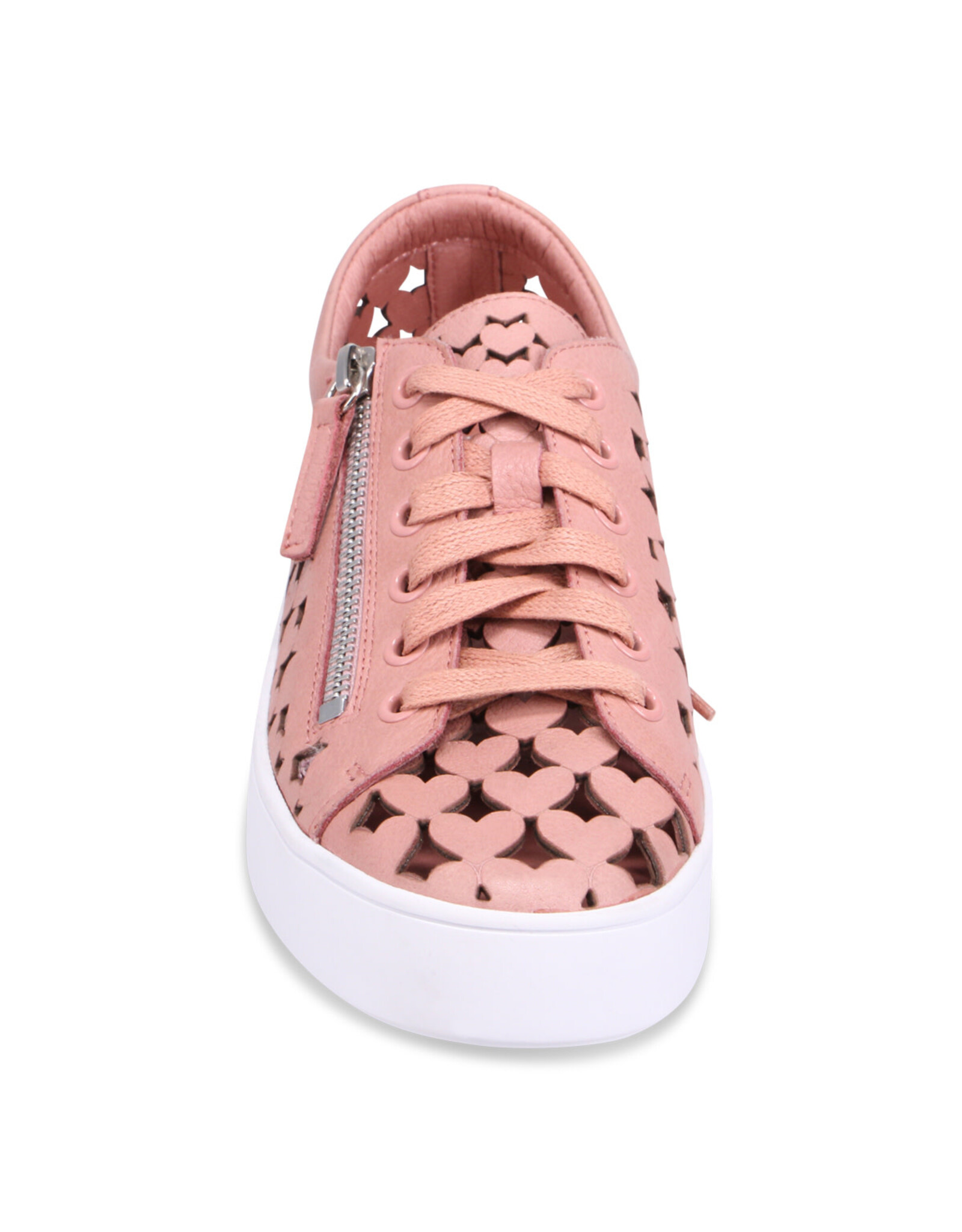 Django and Juliette Django & Juliette - Lethah Platform Sneaker (Dark Rose Tumble Leather - White Sole)