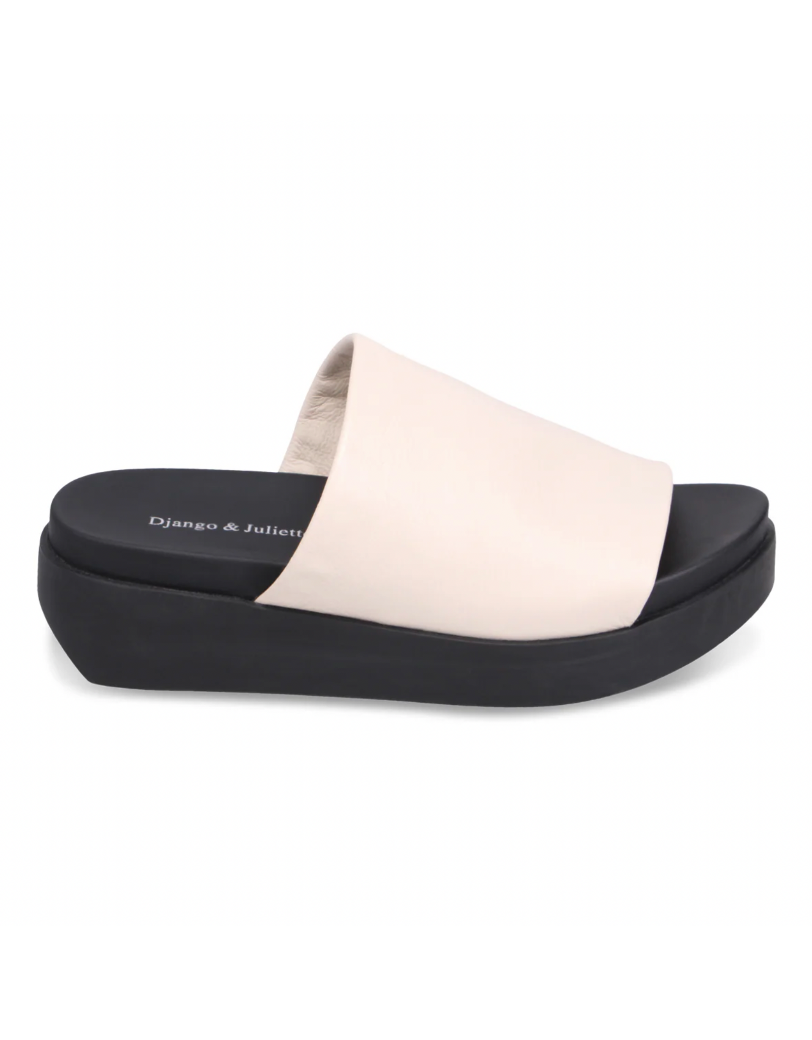 Django and Juliette Django & Juliette - Soffia (Milk Tumble Leather - Black Sole)