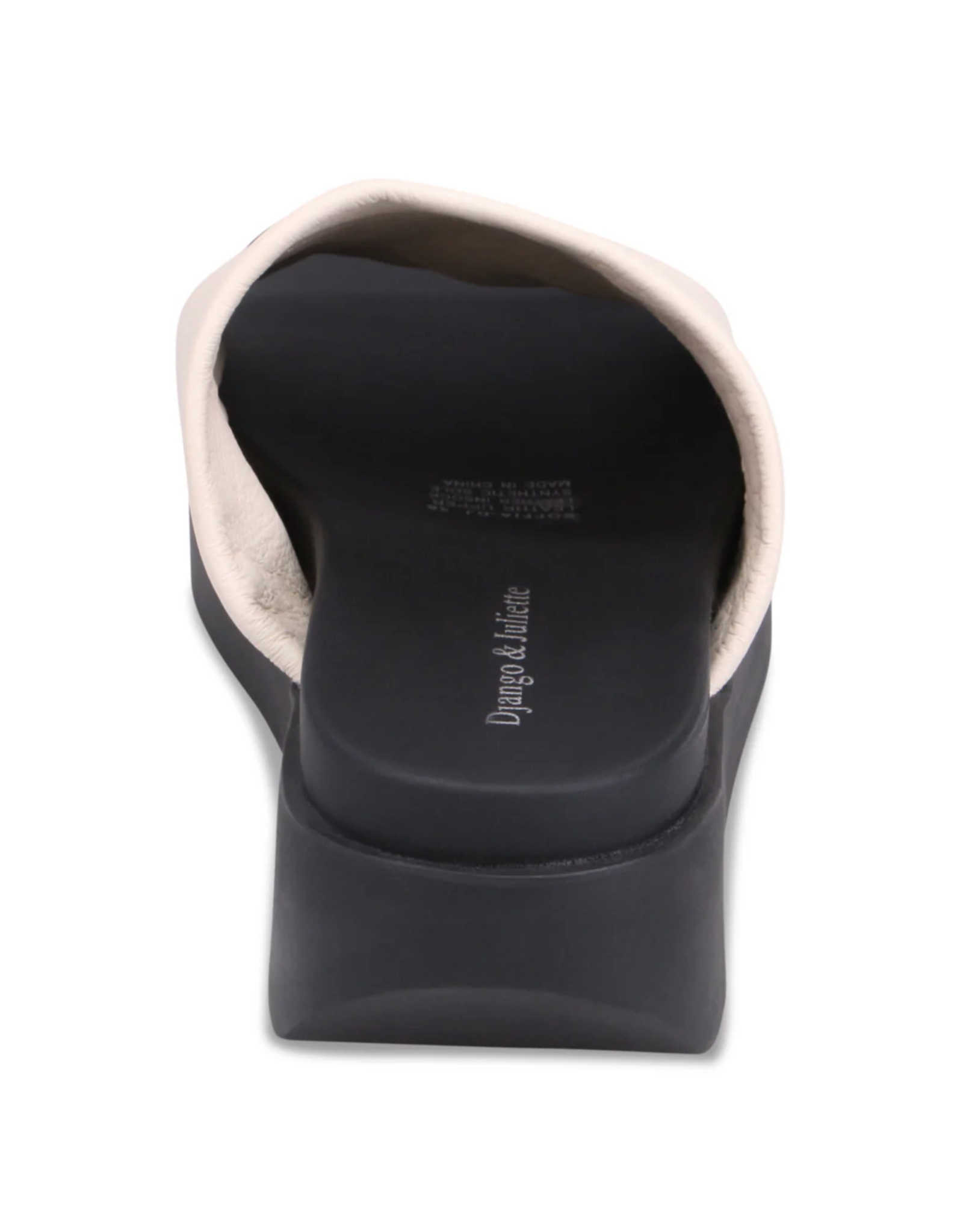 Django and Juliette Django & Juliette - Soffia (Milk Tumble Leather - Black Sole)