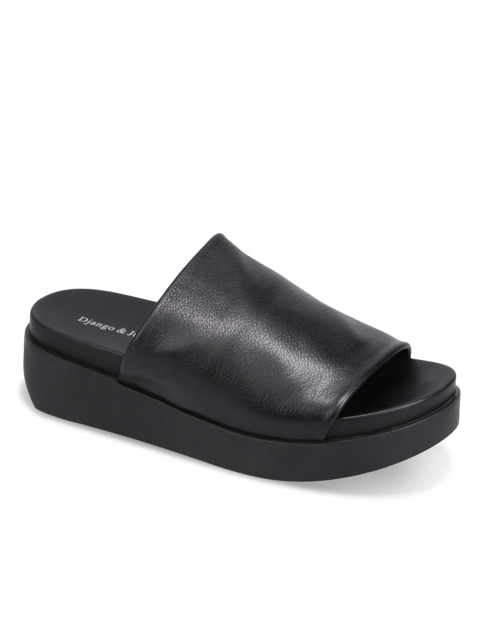 Django and Juliette Django & Juliette - Soffia (Black Tumble Leather - Black Sole)