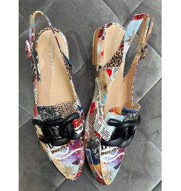 Django and Juliette Django & Juliette - Favillas Mule (Collage Print Patent Leather)