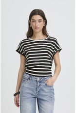 b.young b.young - Pamila Jersey Knit Striped Tee (Off White)