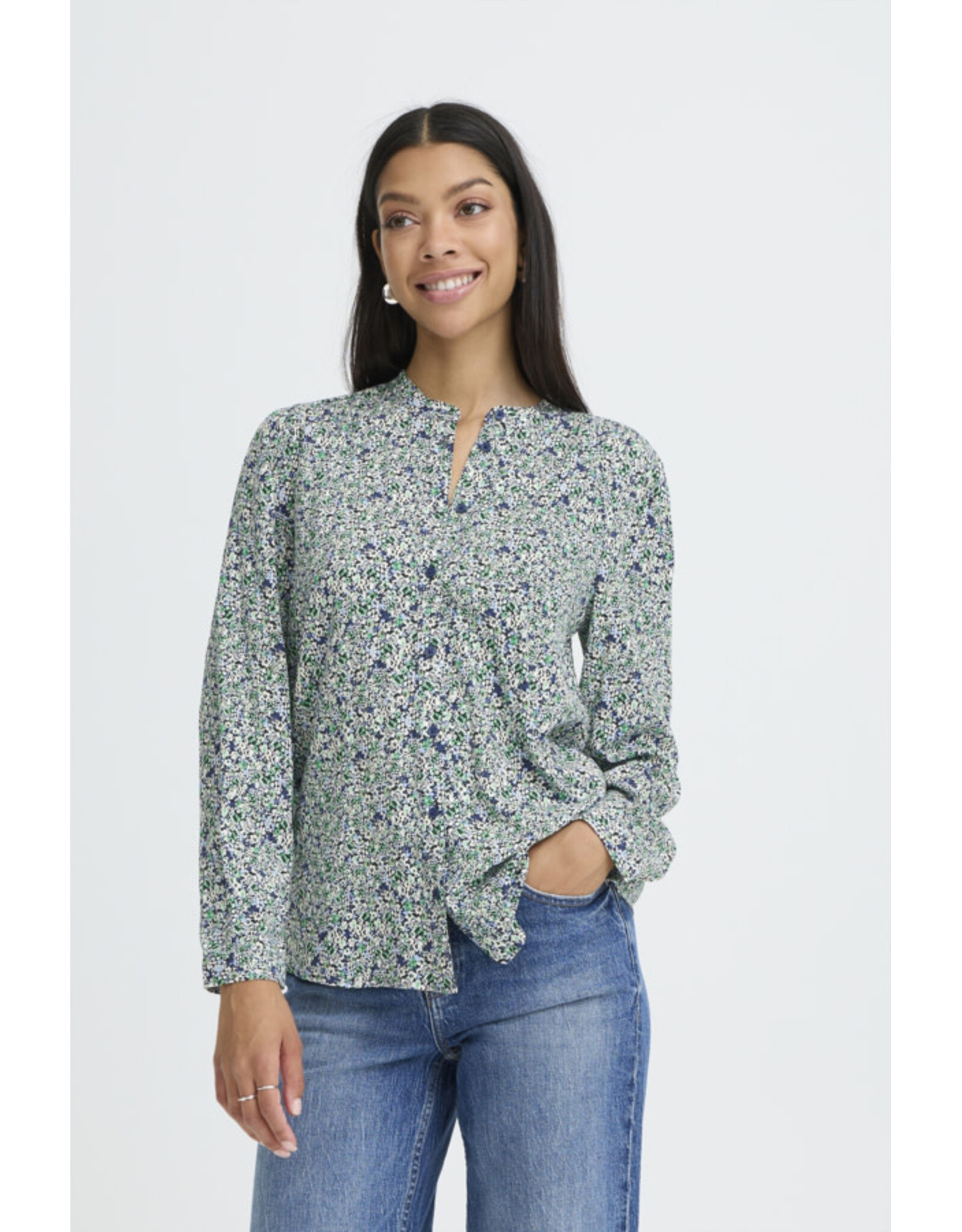 b.young b.young - Gabria Floral Print Blouse