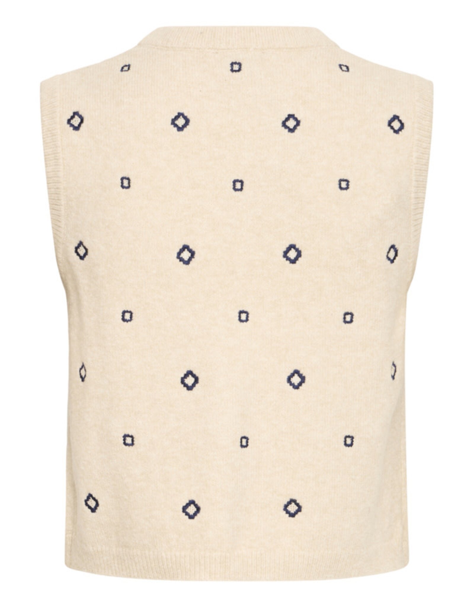 b.young b.young - Nadika Embroidered Vest (Oyster)