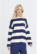 b.young b.young - Otari Stripe Jumper (Medieval Blue)