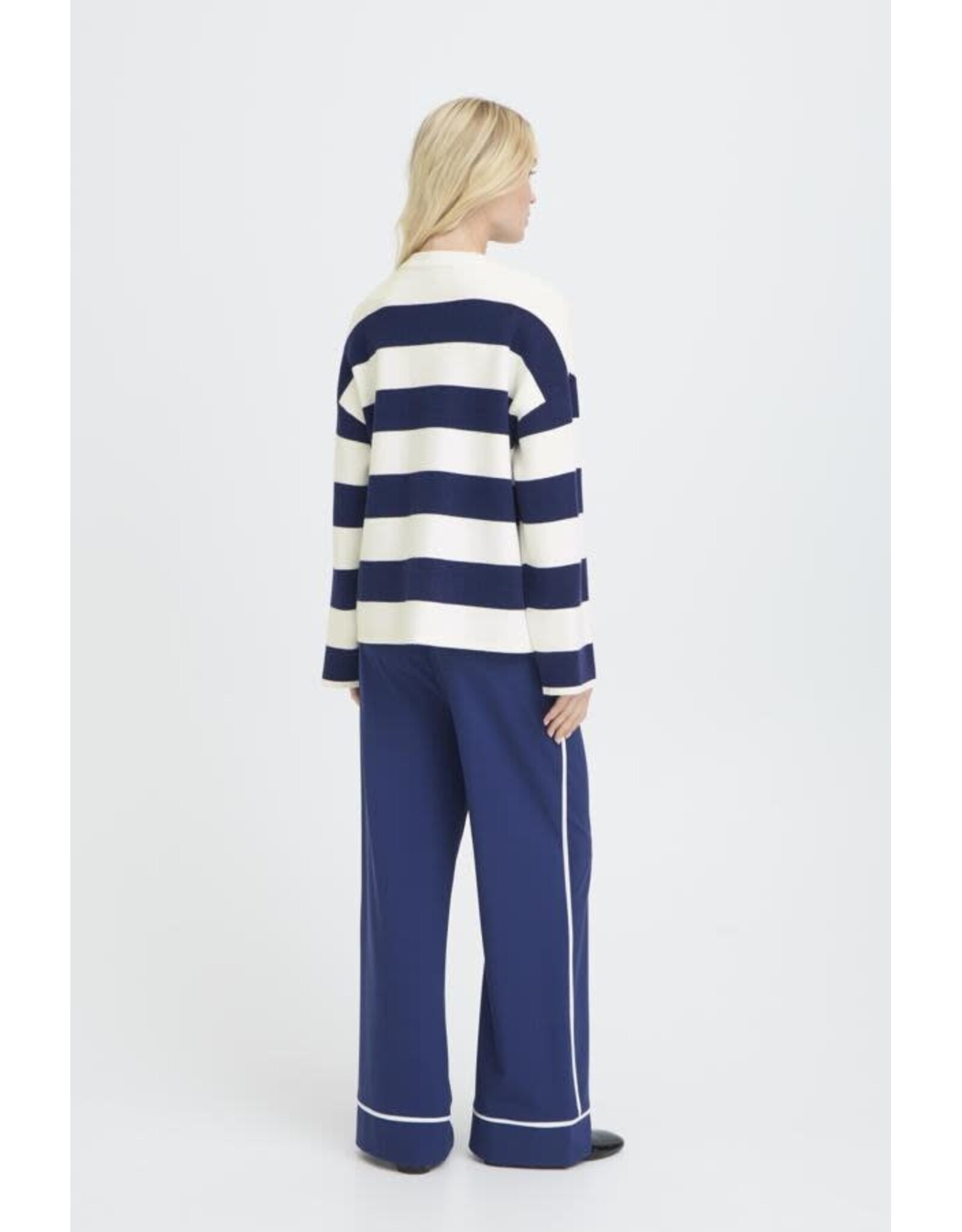 b.young b.young - Otari Stripe Jumper (Medieval Blue)