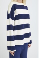 b.young b.young - Otari Stripe Jumper (Medieval Blue)