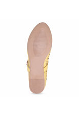 Bueno Bueno - Kehlani Perforated Mary Jane Flat (Yellow)