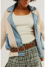 Free people Free People - Starcrossed Studded Belt (Bronze Age)