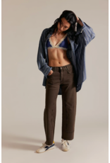 Free people Free People - Risk Taker Mid Rise Straight (Workwear Brown)