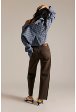 Free people Free People - Risk Taker Mid Rise Straight (Workwear Brown)