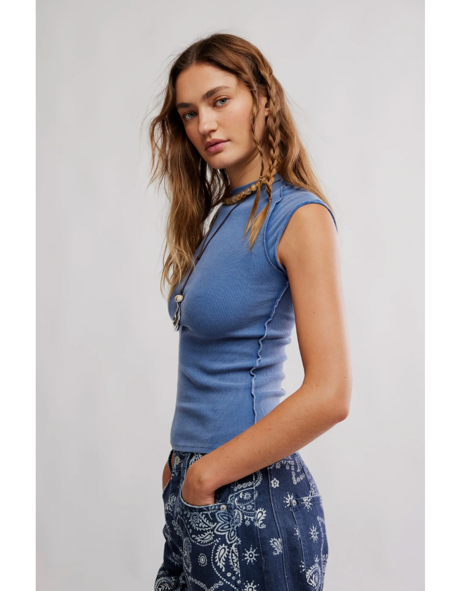 Free people Free People -  We The Free Ever Had Tee (Vintage Indigo)