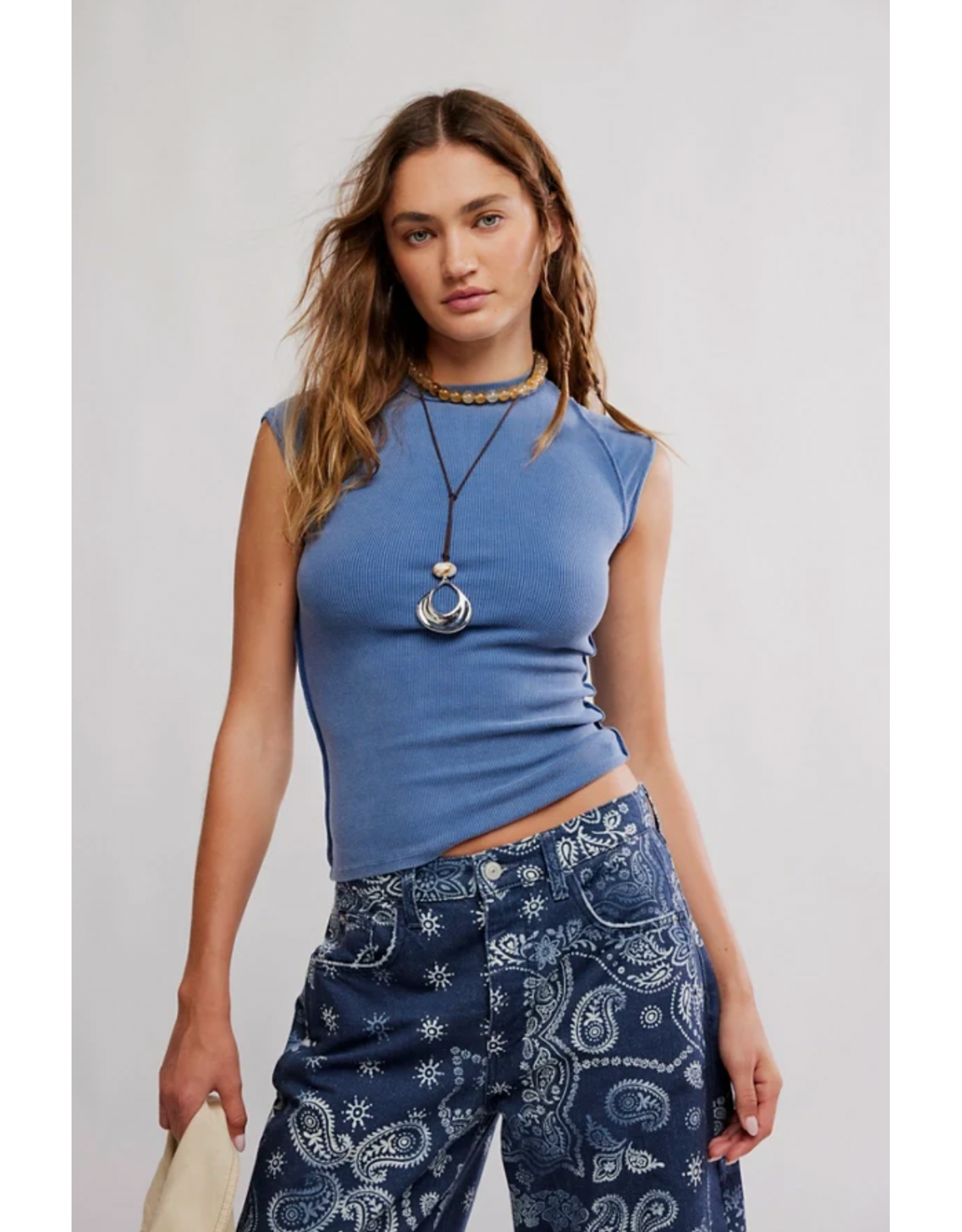 Free people Free People -  We The Free Ever Had Tee (Vintage Indigo)