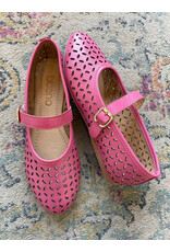 Bueno Bueno - Kehlani Perforated Mary Jane Flat (Bubblegum)