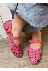 Bueno Bueno - Kehlani Perforated Mary Jane Flat (Bubblegum)