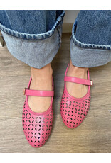 Bueno Bueno - Kehlani Perforated Mary Jane Flat (Bubblegum)