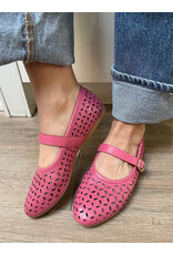 Bueno Bueno - Kehlani Perforated Mary Jane Flat (Bubblegum)