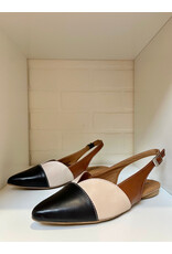 Miz Mooz Miz Mooz - Jayden Slingback Flat (Black / Tan / Cognac)
