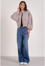 Elan Elan - Jacks Balloon Sleeve Zip Up Jacket (Light Grey)