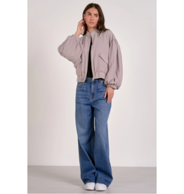 Elan Elan - Jacks Balloon Sleeve Zip Up Jacket (Light Grey)