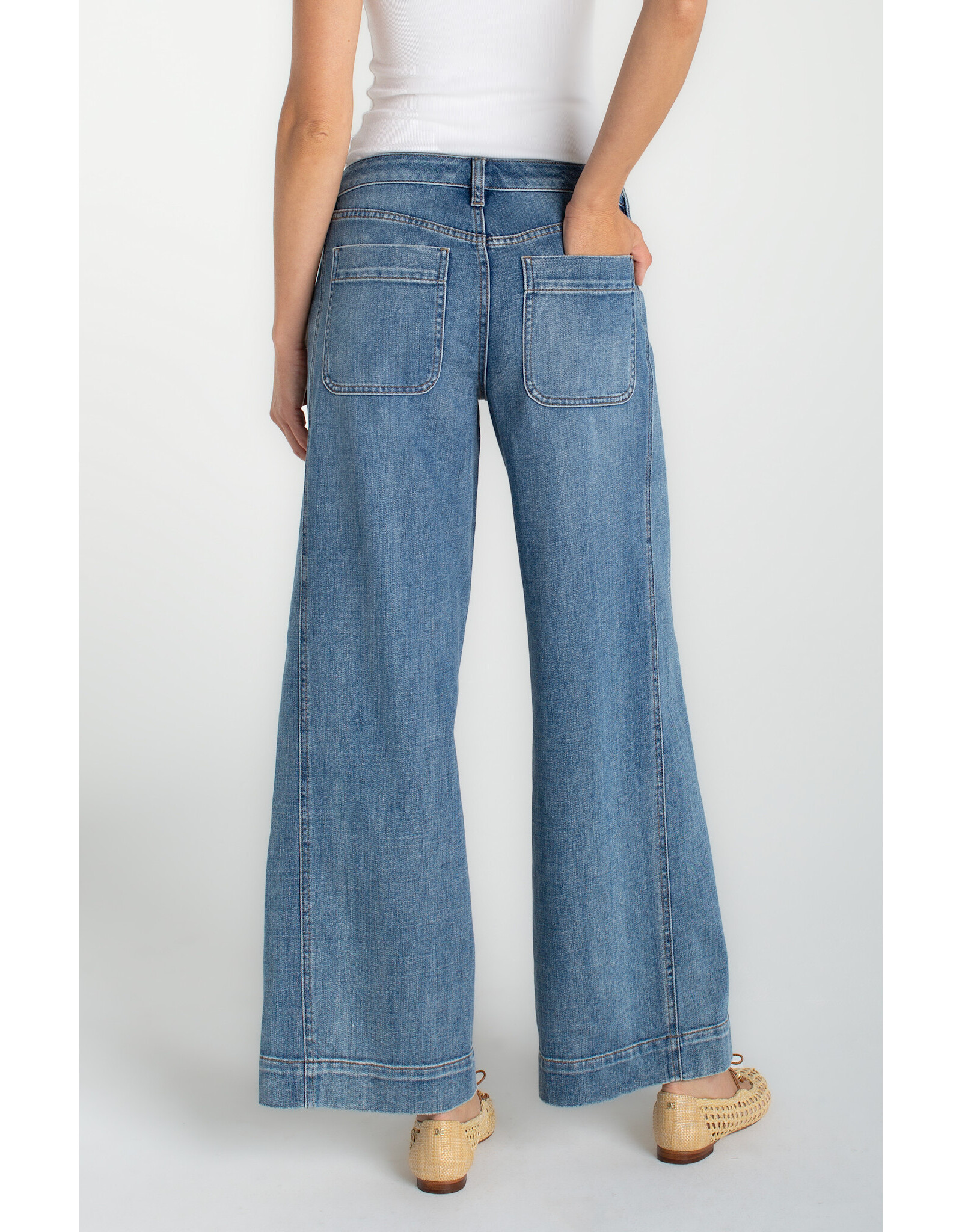Liverpool Liverpool - Stride Wide Leg with utility details (30" - Culver City)