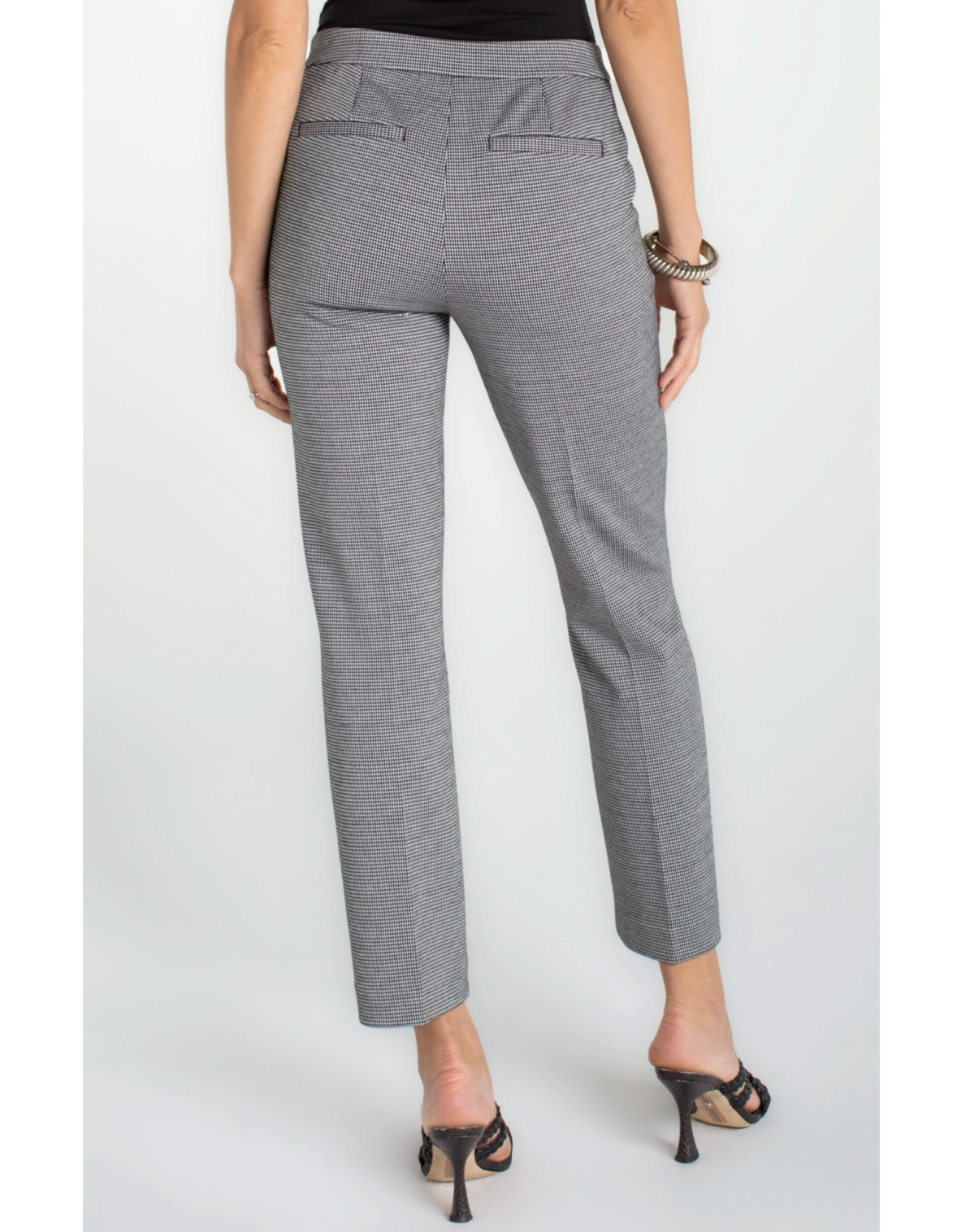 Liverpool Liverpool - Kayla Trouser (Black / White Mini Check)